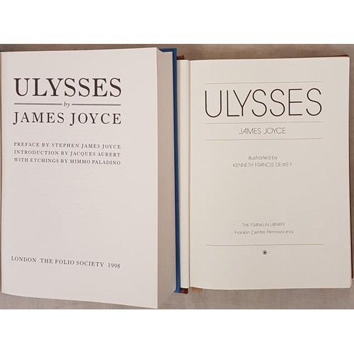 483 - Joyce, James. Ulysses, Preface by Stephen James Joyce, introduction by Jacques Aubert with etchings ... 