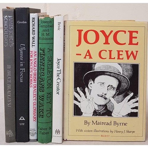 491 - James Joyce Interest:  An Anglo-Irish Dialect Glossary For Joyce's Works by Richard Wall, 1986, dj; ... 