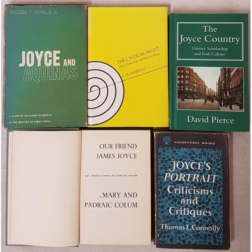 498 - James Joyce Interest - Our Friend James Joyce by Mary and Padraic Colum, 1958; Joyce and Aquinas by ... 