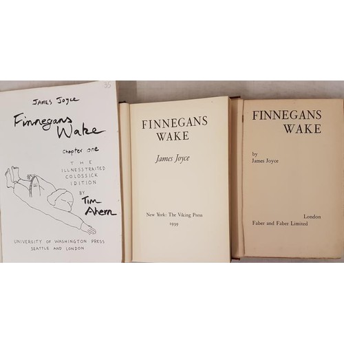 501 - Joyce, James. Finnegans Wake, Printed in Great Britain by R MacLehose & Co. Ltd, The University ... 