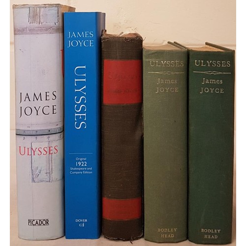 503 - Joyce, James. Ulysses, The Bodley Head, 1962 and also 1967, Ulysses with foreword by Morris L Ernst,... 