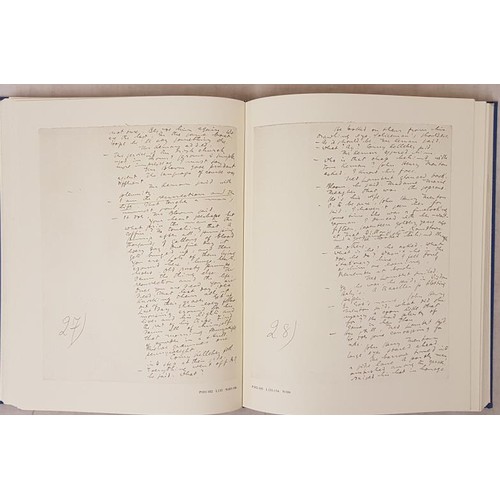 507A - James Joyce Ulysses A Facsimile Of The Manuscript with a critical introduction by Harry Levin and a ... 