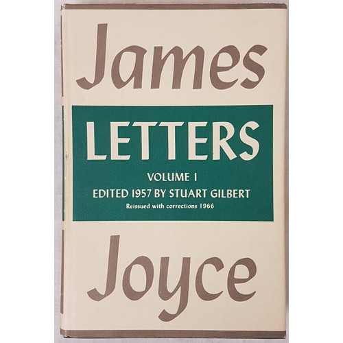 511 - Joyce, James  Letters Edited by Stuart Gilbert. 3 vols set in slipcase with djs. 1966