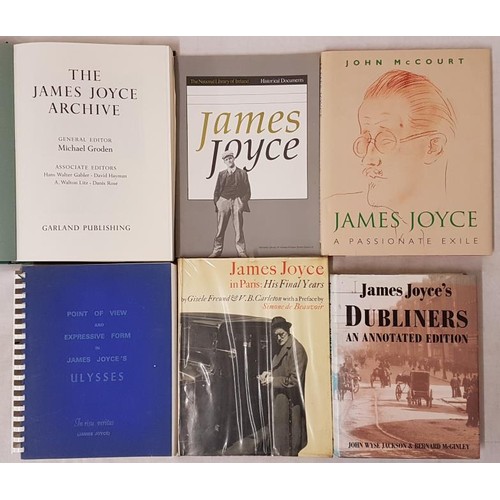 517 - James Joyce Interest - James Joyce A Passionate Exile by John McCourt, 2000, dj; James Joyce In Pari... 