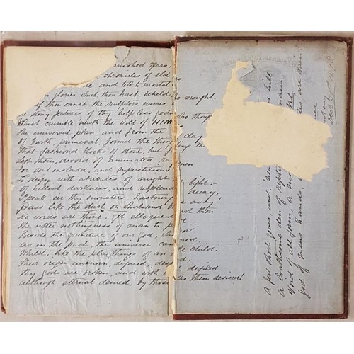 527 - Bruce, Robert. A Voice From The Australian Bush. Adelaide, 1877 - at the rear of the book is a poem ... 