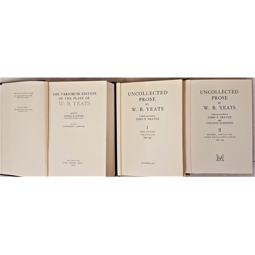 581 - The Variorum Edition of the Plays of W,B. Yeats edited by Russell K Alspach and assisted by Catharin... 