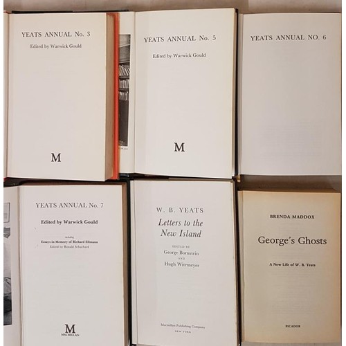 586 - Yeats Annual No.s 3, 5, 6 & 7 edited by Warwick Gould; The Collected Works of W B Yeats Vol VII ... 