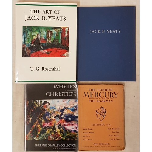 596 - The Art of Jack B Yeats by T G Rosenthal, 1993, dj; Jack B Yeats 16 Feb-12 March 1995 RHA Gallagher ... 