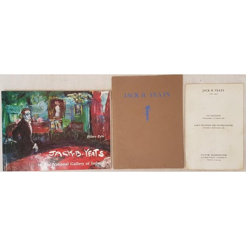 597 - Yeats, Jack B. 1967 Oil Painting, Early Drawings and Watercolours Exhibition Catalogue for Victor Wa... 