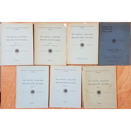 607 - Journal of the Irish Folk Song Society, London, 7 issues