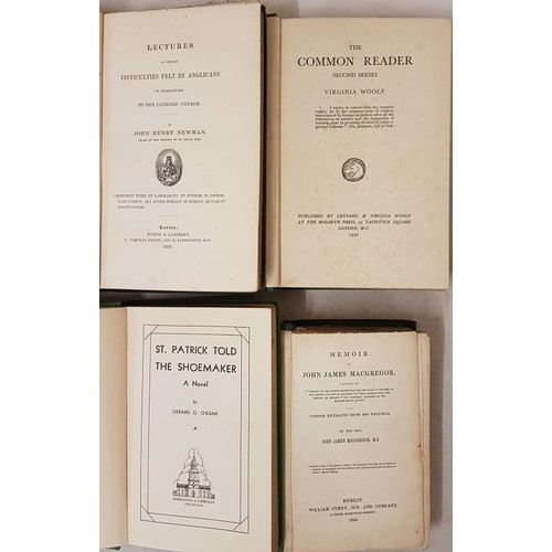 614 - Aubrey DeVere Interest: Lectures on certain Difficulties Felt by Anglicans in Submitting to the Cath... 