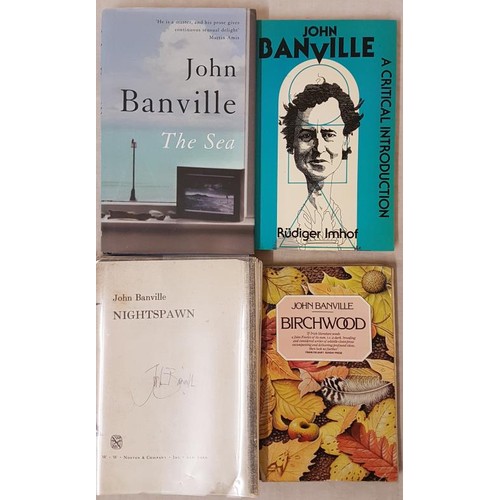 626 - Banville, John. Nightspawn, W W Norton & Co. New York, 1973 (Signed Writer's Copy); The Sea, 200... 