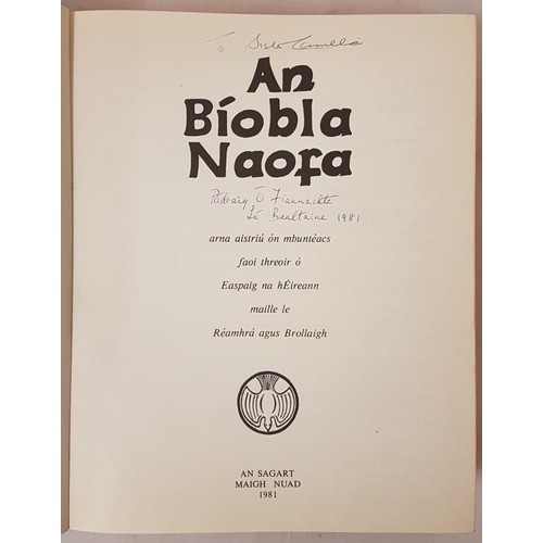 35 - The Irish Text of the Bible, edited by Kerryman, Padraig O’Fiannachta. An Bíobla Naofa.... 