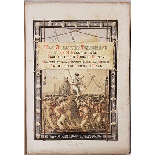48 - W. H. Russell. The Atlantic Telegraph. 1865. 25 tinted lithographs including all the scarce South Ke... 