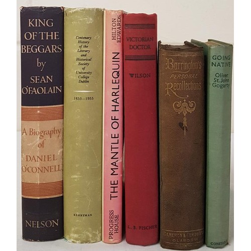 84 - Irish Biography. King of the Beggars - O’Connell by O’Faolain, 1938; Mantle of Harl... 
