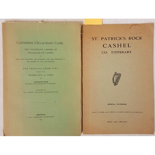 92 - St Patrick's Rock, Cashel, Co. Tipperary. Official Handbook by H G Leask. Dublin: Stationery Office;... 