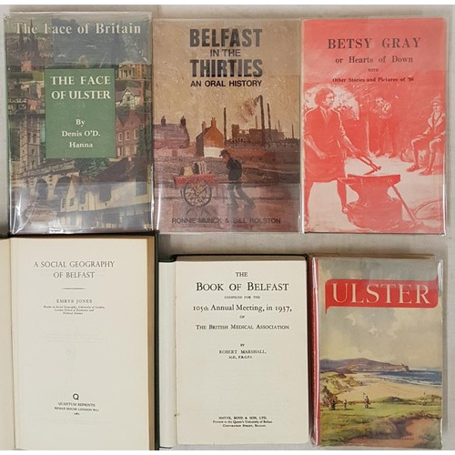 132 - Munck & Rolston. Belfast In The Thirties An Oral History. Blackstaff, 1987, dj; Jones, Emrys. A ... 