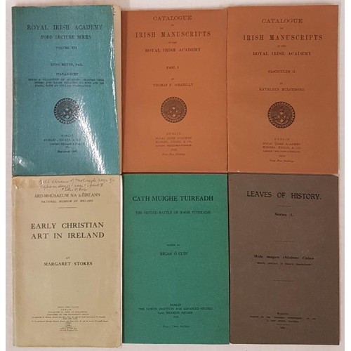 136 - RIA. Catalogue of Irish Manuscripts. Fasciculus I by O'Rahilly, 1926 & II by Mulchrone, 1928; To... 
