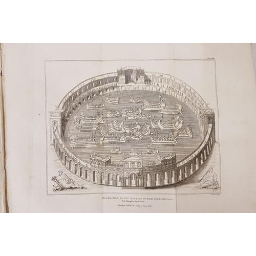 44 - Basil Kennett. Romae Antiquae Notitia or The Antiquities of Rome. 1820. Folding engravings and W. Wo... 