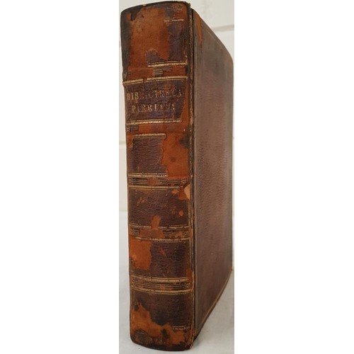70 - Bibliotheca Parriana. A catalogue of the library of the late Rev. Samuel Parr. 1827. 1st. 680 pages ... 