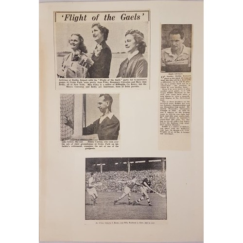 90 - All Ireland Hurling Final: 1955 - Wexford v Galway, 4th September 1955 with photographs of the three... 