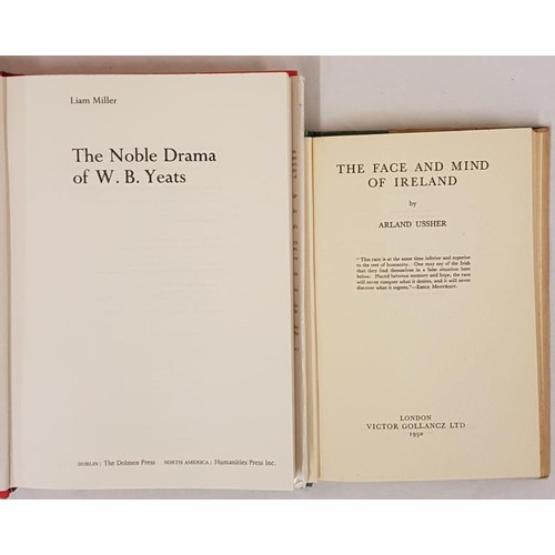 140 - Liam Miller. The Noble Drama of W.B. Yeats. 1977. 1st. Dolmen Press. Illustrated edit and Arland Ush... 