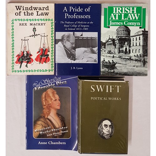 142 - Irish at Law by James Comyn. 1981; Windward of the Law by Rex Mackey [Irish]. 1965; Professors of Me... 
