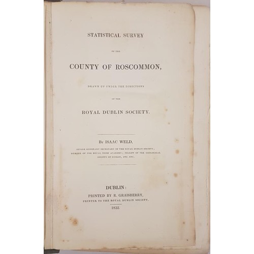 335 - Co. Roscommon: Weld (Isaac) Statistical Survey of the County of Roscommon, .. under Directions of th... 