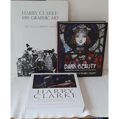 338 - Three Harry Clarke related items: Dark Beauty (2019); Harry Clarke and artistic visions of the new I... 