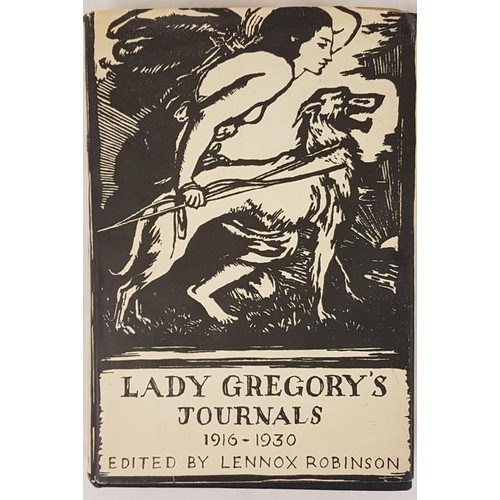 341 - Lady Gregory’s Journals 1916-1930. Edited by Lennox Robinson. 1946. 1st. Loosely inserted 6 pa... 