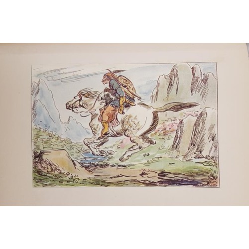 347 - Colour illustrations by Jack B. Yeats. Sean-Eoin le Mairin Ni Chriagain, Tomás Ó&rsquo... 