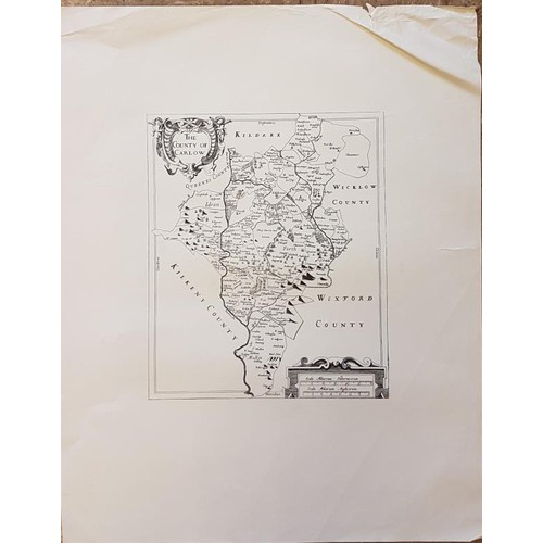 357 - Hibernia Delineatio by William Petty. Maps of 17th century Irish counties and provinces reprinted by... 