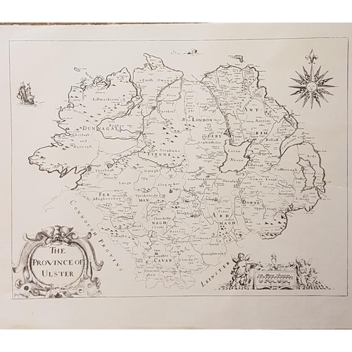 357 - Hibernia Delineatio by William Petty. Maps of 17th century Irish counties and provinces reprinted by... 