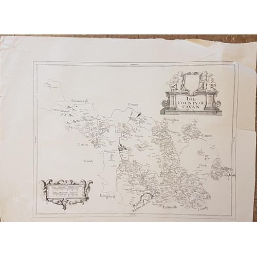 357 - Hibernia Delineatio by William Petty. Maps of 17th century Irish counties and provinces reprinted by... 