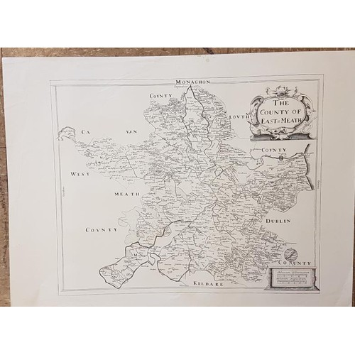 357 - Hibernia Delineatio by William Petty. Maps of 17th century Irish counties and provinces reprinted by... 