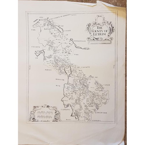 357 - Hibernia Delineatio by William Petty. Maps of 17th century Irish counties and provinces reprinted by... 