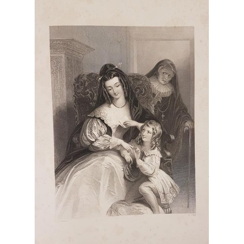 363 - Countess of Blessington. Gems of Beauty. 1836. Folio. 12 plates.