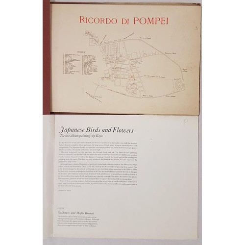 364 - Records of Pompeii. C. 1900. Folio. Illustrated Stiff pictorial wrappers and Koyo. Japanese Birds an... 