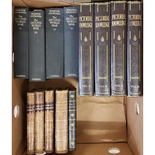 368 - The Family Economist - 4 vols; The Family Friend 1855 London Ward Lock, 1855; and others - a box... 