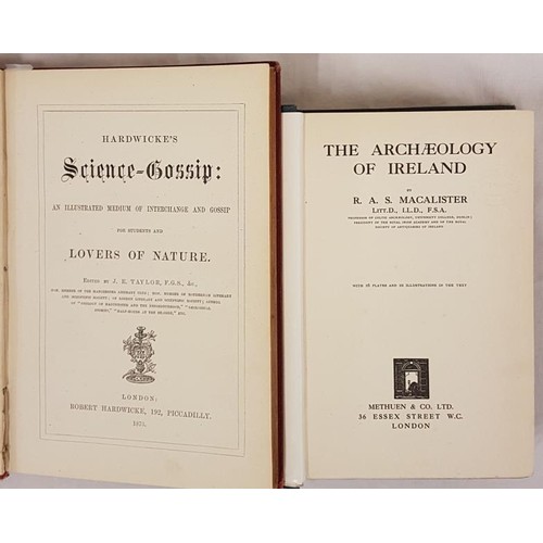 383 - R.A.S. MacAlister. The Architecture of Ireland. 1928. Illustrated and J. E. Taylor Hardwicke’s Scien... 