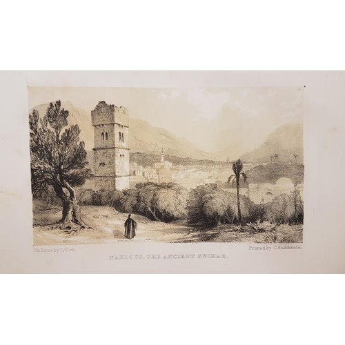 390 - Lady Frances Egerton. Journal of a Tour in the Holy Land in 1840. 1841. 1st. Fine tinted lithographs... 