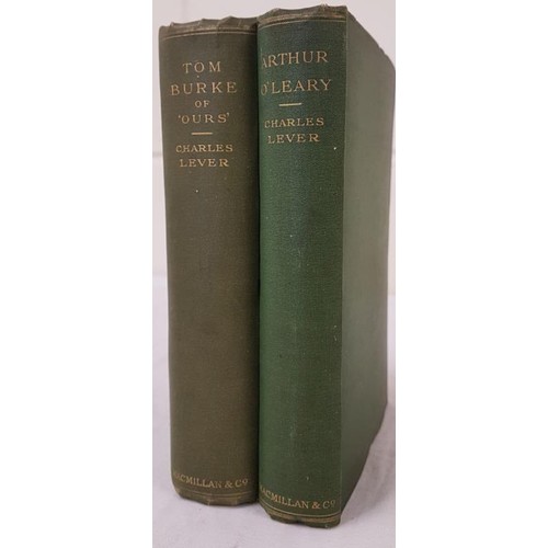 393 - Charles Lever. Tom Bourke of Ours 1906. Illustrated and Arthur 0’Leary. 1906. (2)