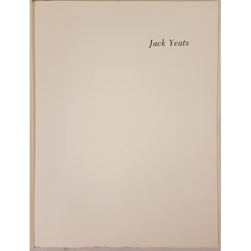 515 - Jack Yeats. The Masters Series – Number 40. Folio. Wraps. Numerous full page colour plates... 