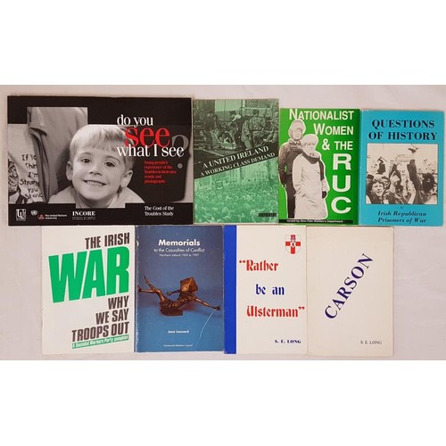 518 - Northern Ireland 1968-1998 - Collection of eight pamphlets