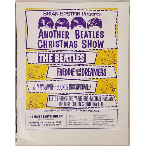 526 - Beatles: Christmas Show 1964. With drawings by John Lennon and portrait of Jimmy Savile