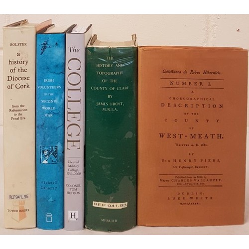 554 - The History And Topography of the County of Clare by James Frost M.R.I.A., dj; Irish Volunteers In T... 