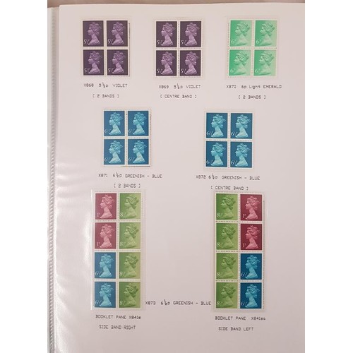 561 - Very Good & Detailed Album of G.B. Stamps - Queen Elizabeth II 1971-1987. c.99 pages