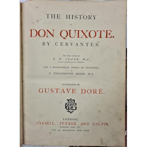 332A - Cervantes Saavedra, Miguel De [Gustave Dore]The History of Don-Quixote. London: Cassell, Petter... 