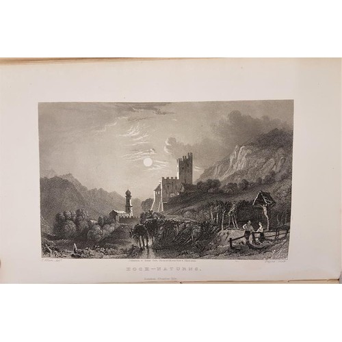 568 - Allom, (T.) Views in The Tyrol. London c.1836. engraved title with large vignette., folding map., 44... 