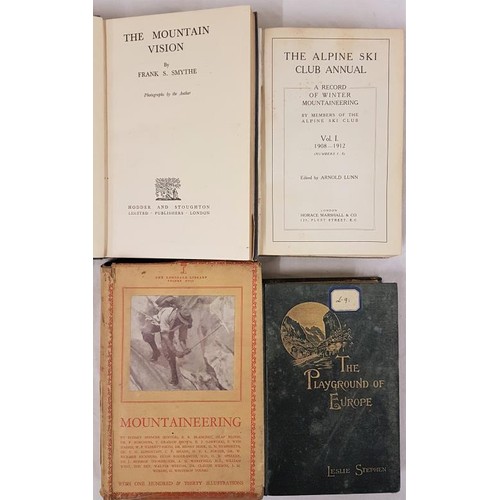 571 - Stephen, Leslie. The Playground of Europe. Longmans & Co, 1894. Hard Cover; Sydne... 